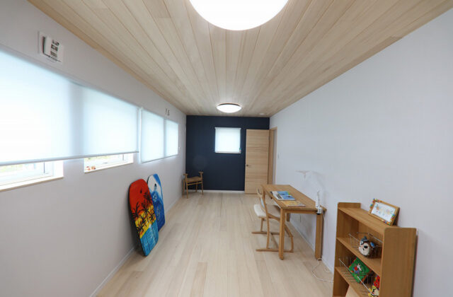 子供部屋 - 27坪のコンパクト設計でも必要な収納や便利な部屋がもれなくあるもみの木の家 (肝付町)